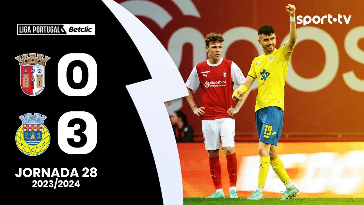 #ไฮไลท์ฟุตบอล [ สปอร์ติ้ง บราก้า 0 - 3 อารัวก้า ] ลีกา ซาเกรส โปรตุเกส 2024/7.4.67