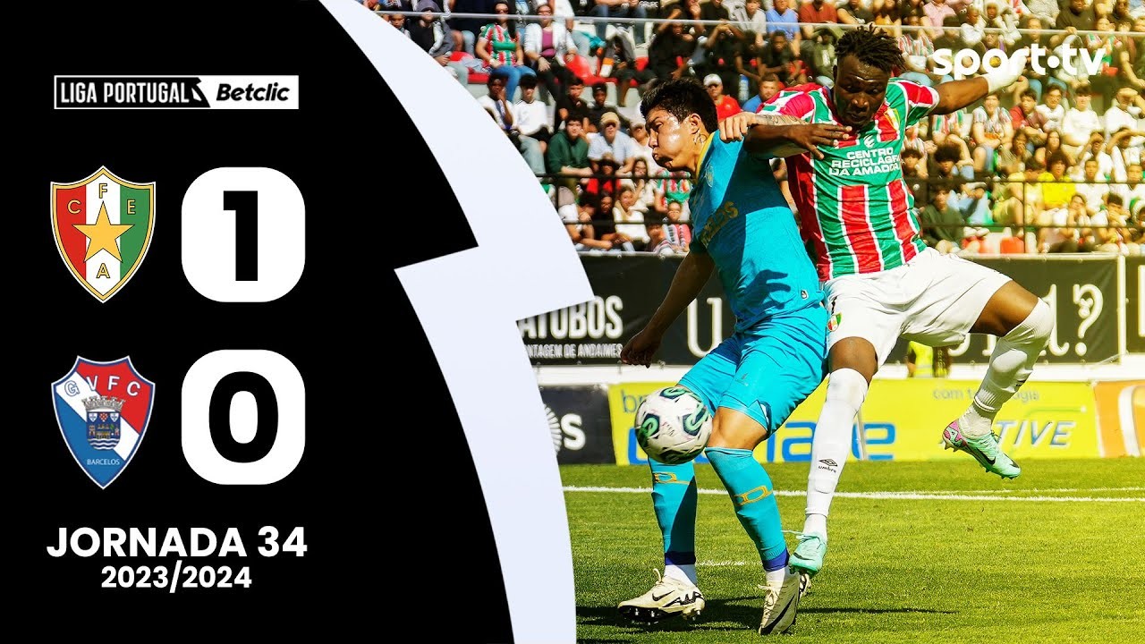 #ไฮไลท์ฟุตบอล [ อมาดอร่า 1 - 0 กิล วิเซนเต้ ] ลีกา ซาเกรส โปรตุเกส 2024/19.5.67