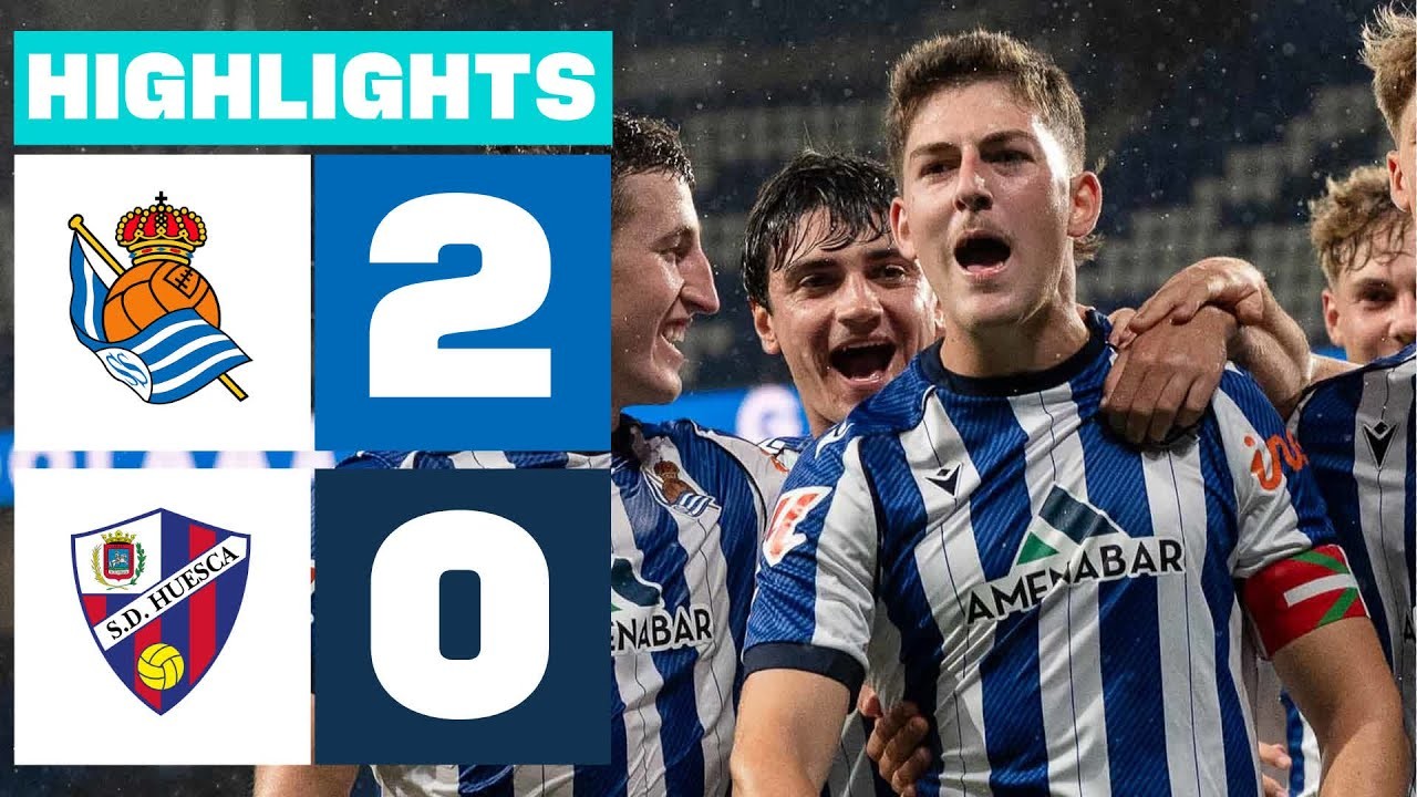 #ไฮไลท์ฟุตบอล [ เรอัล โซเซียดาด บี 2 - 0 ฮูเอสก้า ] อเดลันเต้ สเปน 2025/6.11.68