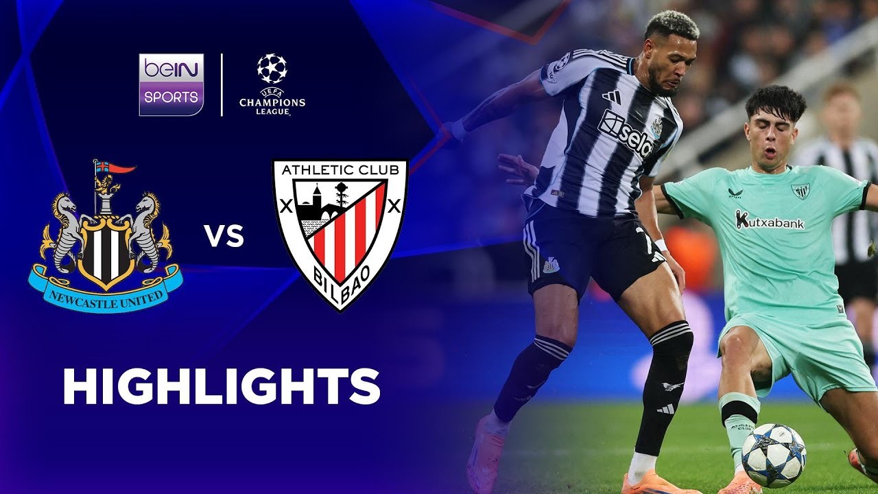#ไฮไลท์ฟุตบอล [ นิวคาสเซิ่ล ยูไนเต็ด 2 - 0 แอธเลติก บิลเบา ] ยูฟ่า แชมเปี้ยนส์ ลีก (รอบลีกเฟส)นัดที่4 2025/6.11.68