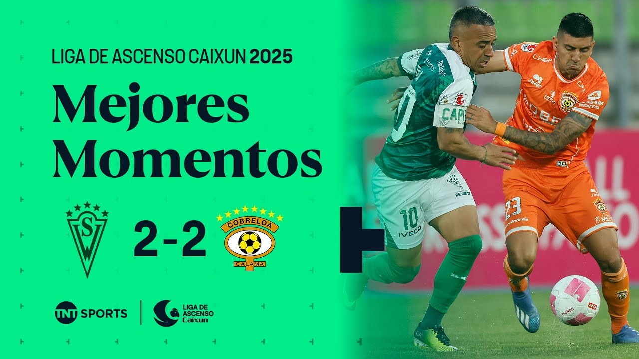 #ไฮไลท์ฟุตบอล [ ซานติเอโก วันเดอเรอร์ส 2 - 2 โคเบรลัว ] ชิลี พรีเมร่า บี 2025/20.11.68