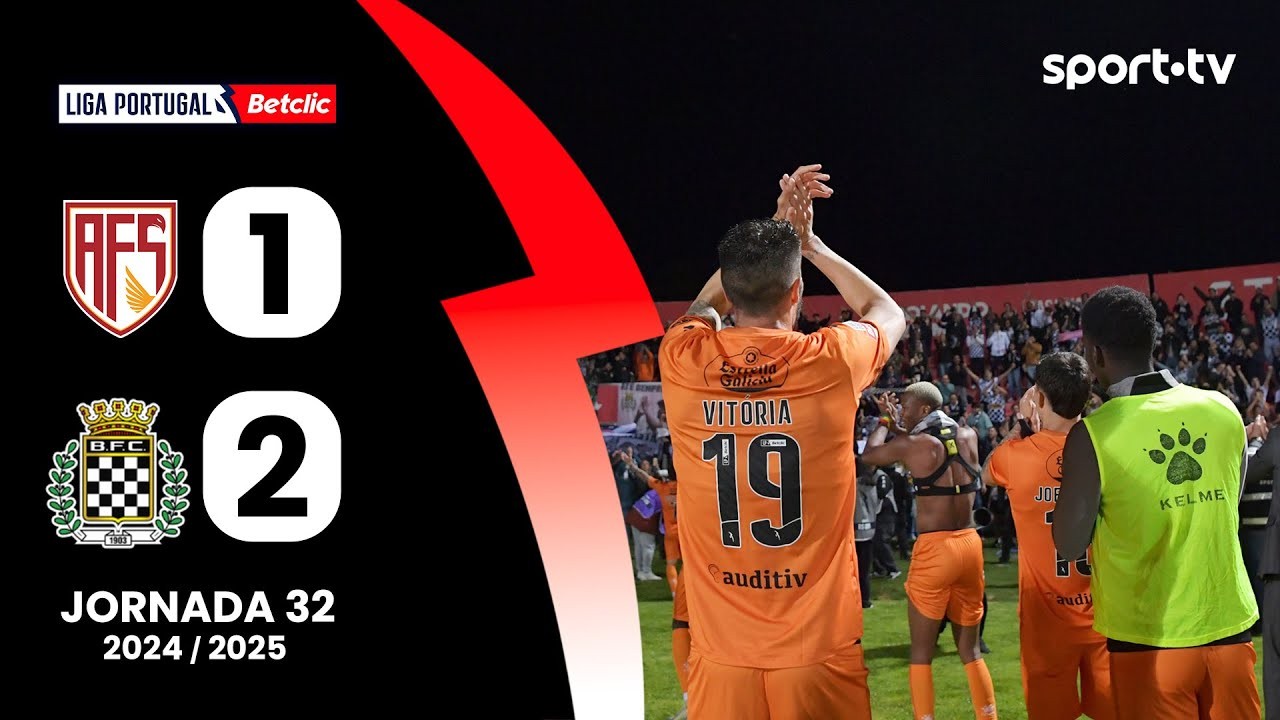 #ไฮไลท์ฟุตบอล [ เอวีเอส ฟูเตโบล 1 - 2 เบาวิสต้า เอฟซี ] ลีกา ซาเกรส โปรตุเกส 2025/6.5.68